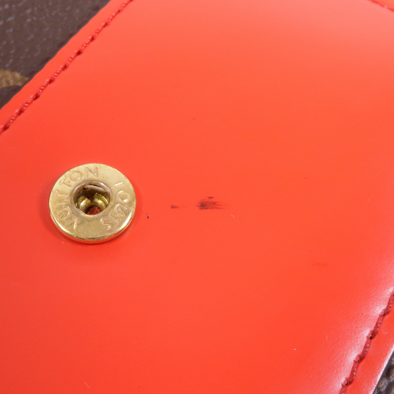 LOUIS VUITTON Monogram Flower金扣錢包-15