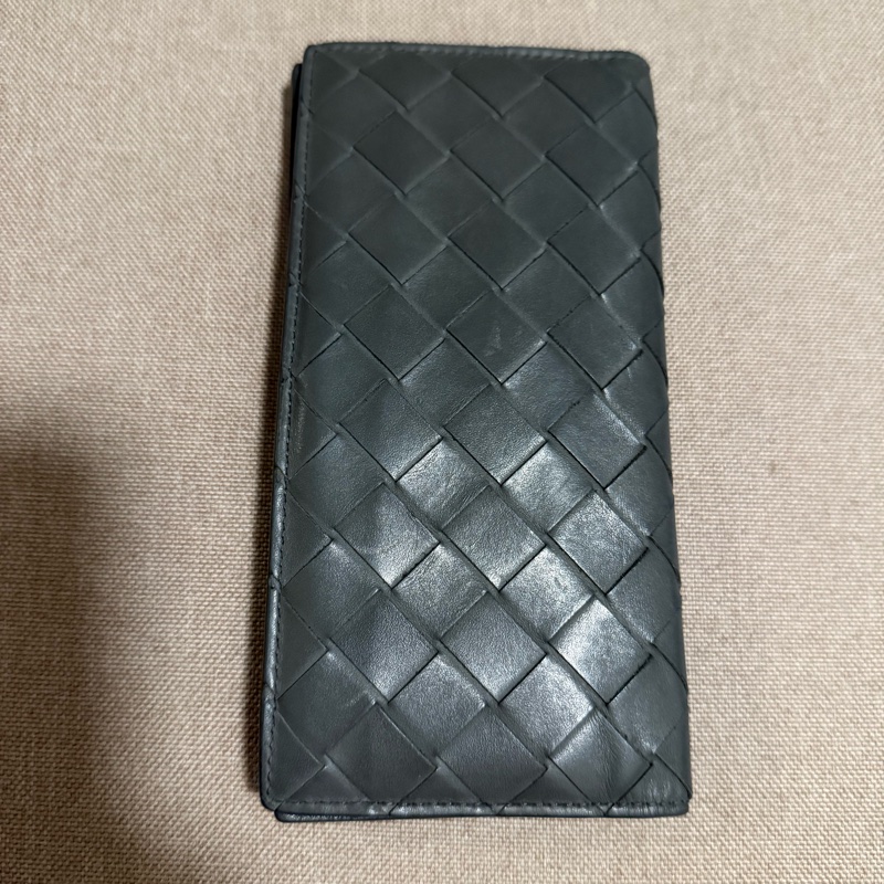 Bottega Veneta 灰編織長夾-0