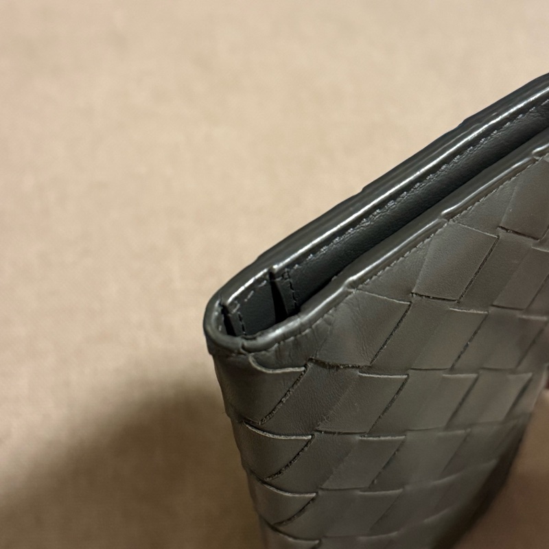 Bottega Veneta 灰編織長夾-4