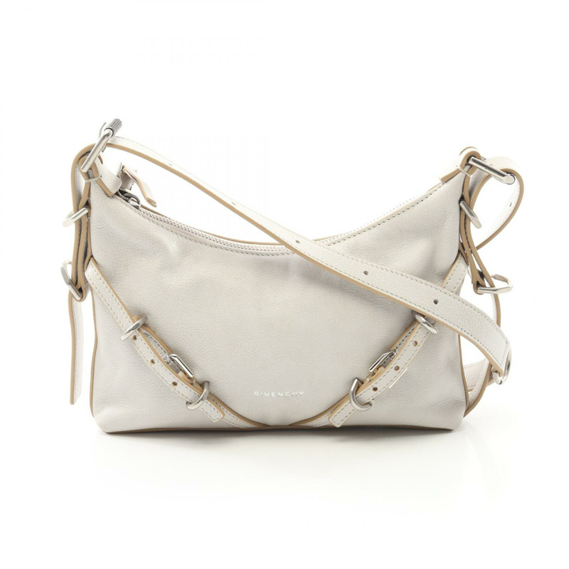 GIVENCHY 肩背包斜背包 BB50THB1QA 105 皮革 灰色 全新 女款-0