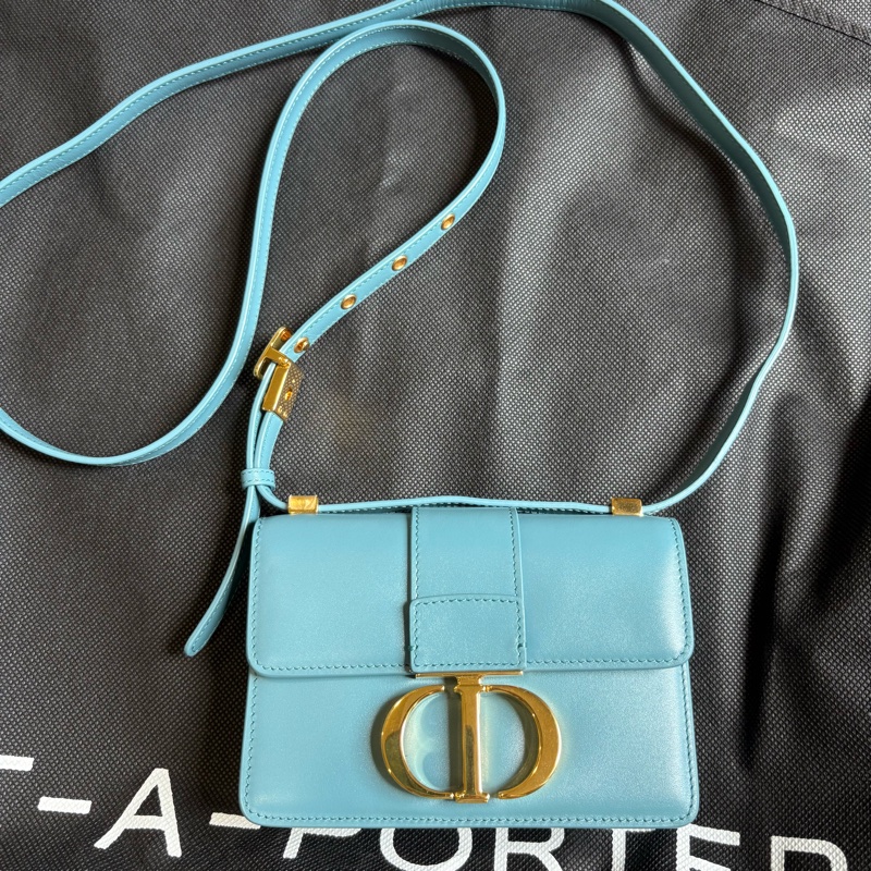 Dior micro 30 Montaigne蒙田包 灰藍色-0