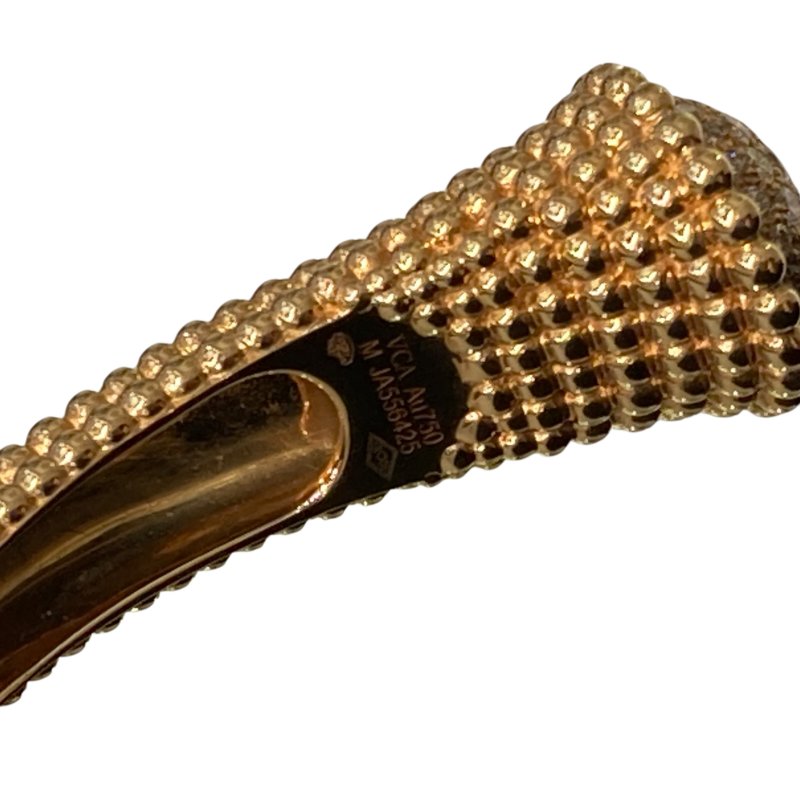 Van Cleef & Arpels 梵克雅寶 Perlee 18K 紅玉隨 鑽石 手環 YG-3