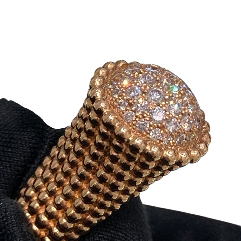 Van Cleef & Arpels 梵克雅寶 Perlee 18K 紅玉隨 鑽石 手環 YG-5