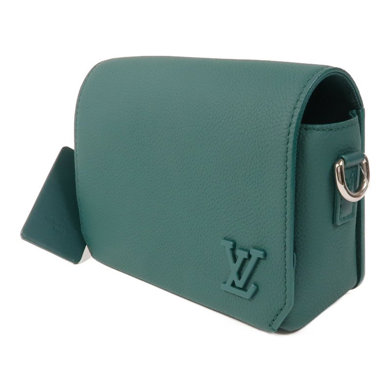 LOUIS VUITTON 牛皮皮革Aerogram Fastline銀扣肩背袋-2