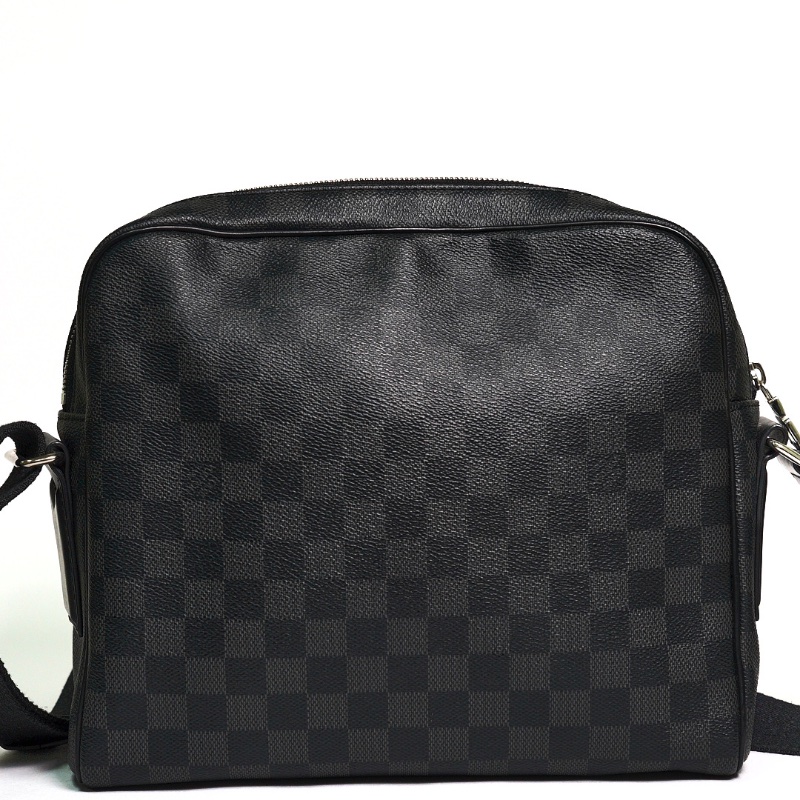 LOUIS VUITTON DAYTON MM DAMIER GRAPHITE 單肩包 DAMIER GRAPHITE 帆布 黑色-2