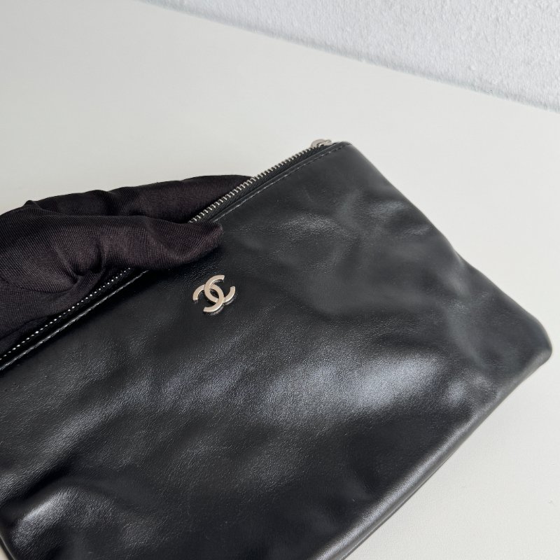 99新🆕 芯片款 Chanel 香奈兒 22 Bag 小號 黑色銀釦 肩背包-18