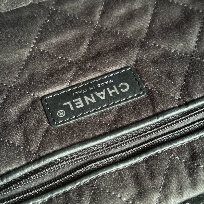 99新🆕 芯片款 Chanel 香奈兒 22 Bag 小號 黑色銀釦 肩背包-20