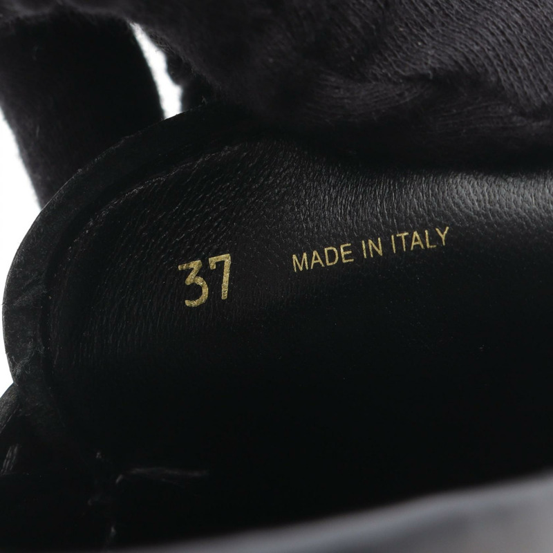 Miu Miu 厚底便士樂福鞋 5D175E 皮革 黑色 37 號 二手 女款-5