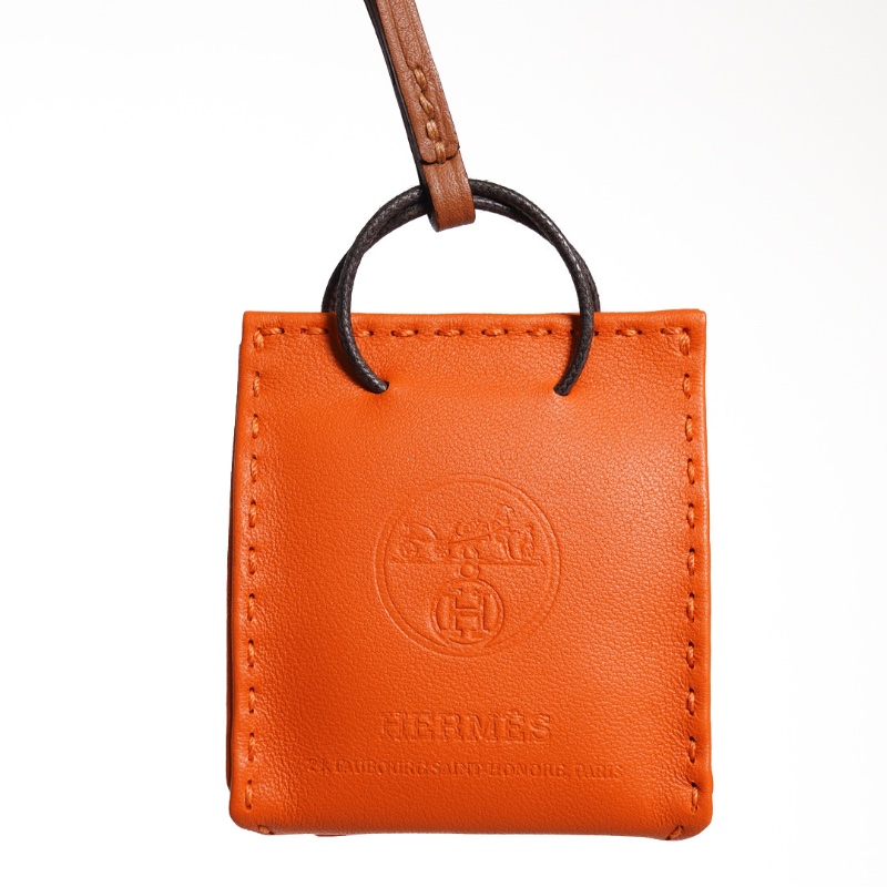 HERMÈS Sac Orange Bag 掛件 93 Orange Agneau 阿格諾-0
