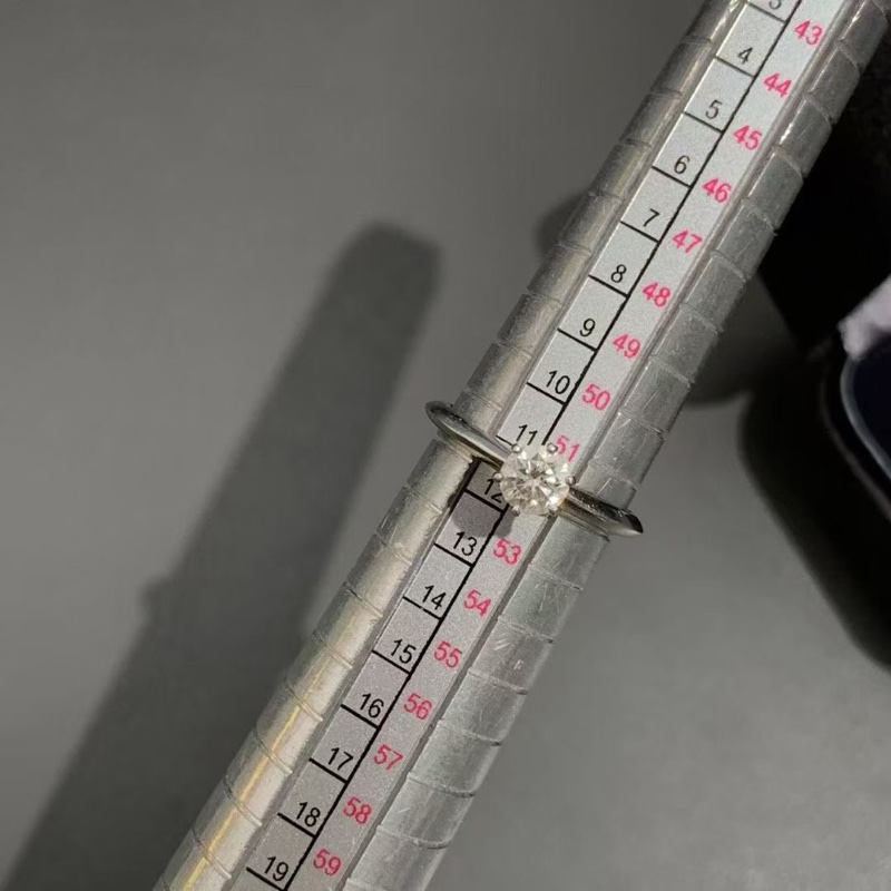 蒂芙尼Tiffany0.5克拉鑽戒51號，主鑽0.5ct，F色，vvs2-2