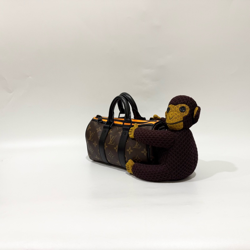 LV老花ZOOOOM WITH FRIENDS 猴子娃娃KEEP-ALL XS/M80118-2