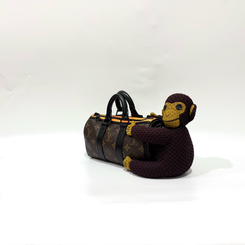 LV老花ZOOOOM WITH FRIENDS 猴子娃娃KEEP-ALL XS/M80118-2