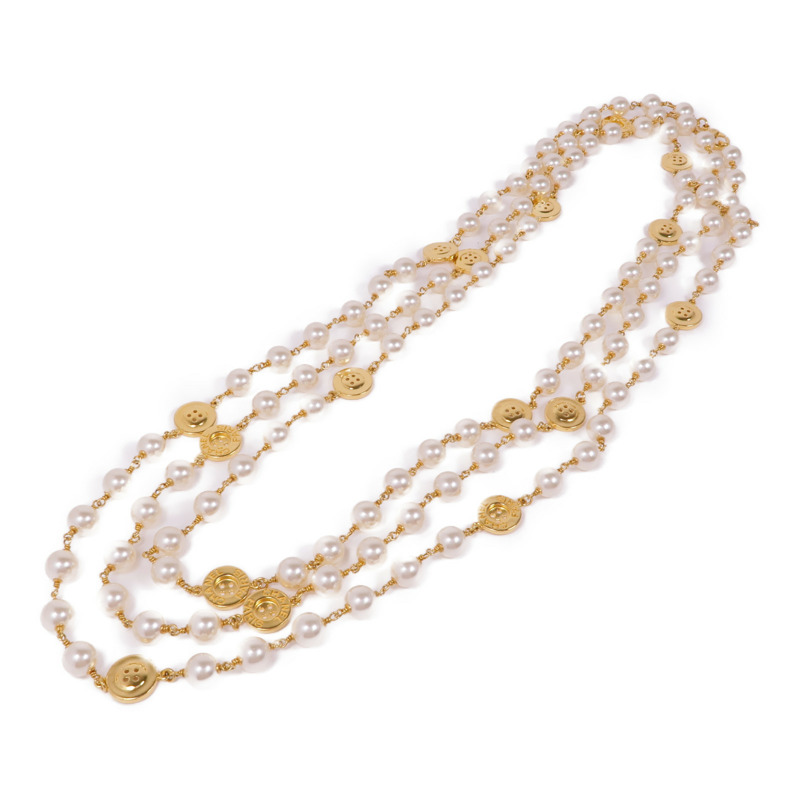 CHANEL PVC/金屬Necklace項鍊-2