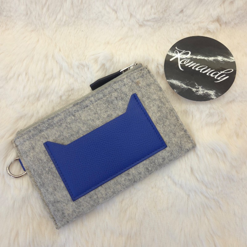 Hermès Toodoo Mini 羊毛氈卡片零錢包-1