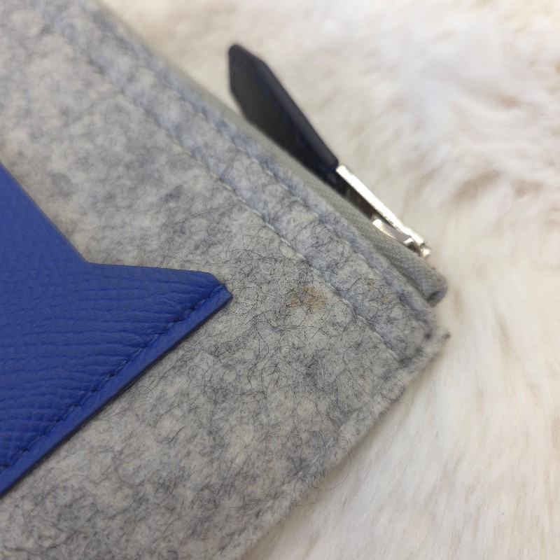 Hermès Toodoo Mini 羊毛氈卡片零錢包-5