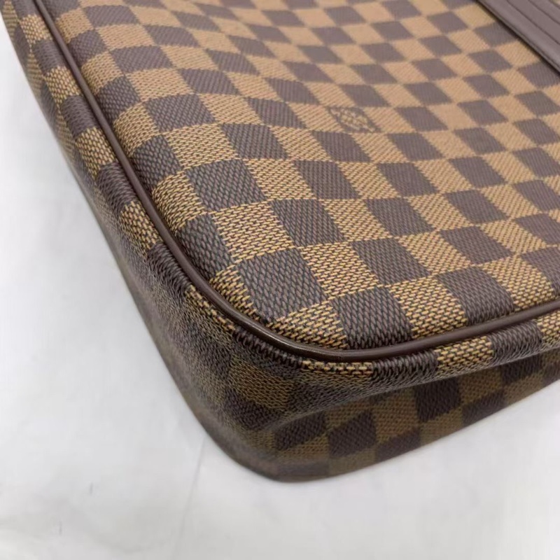 LV 路易威登 cifton 中古棕棋盤格托特包-5