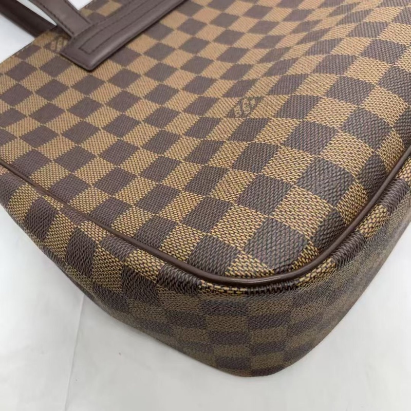 LV 路易威登 cifton 中古棕棋盤格托特包-6
