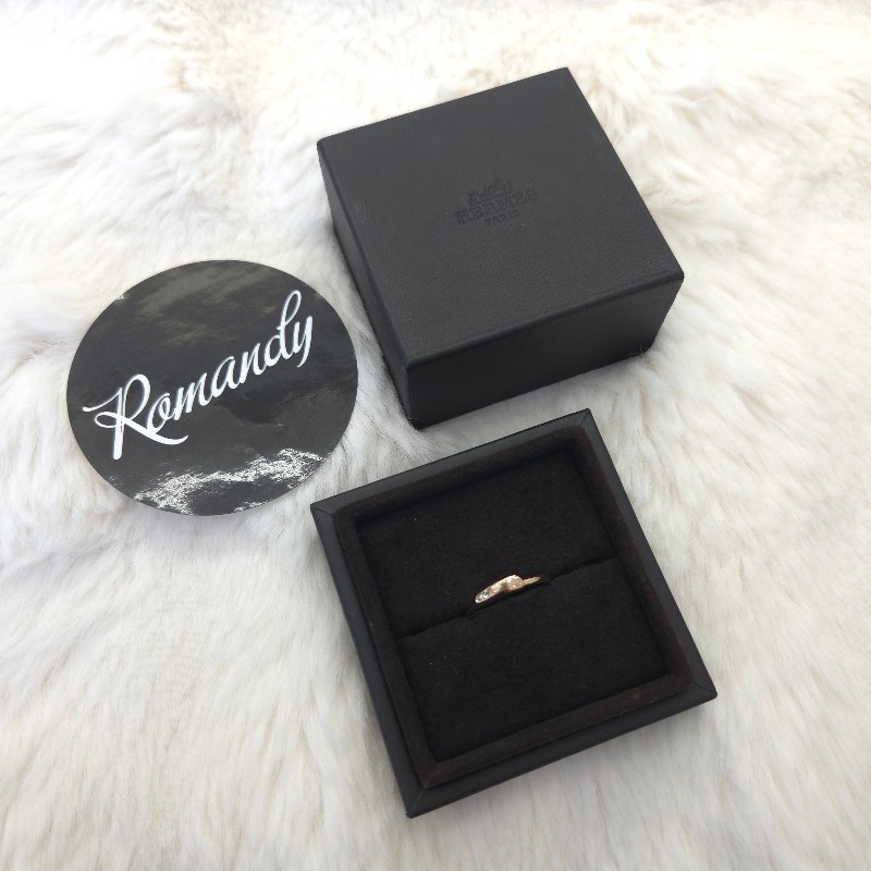 Hermès 18k金戒指 52號-0