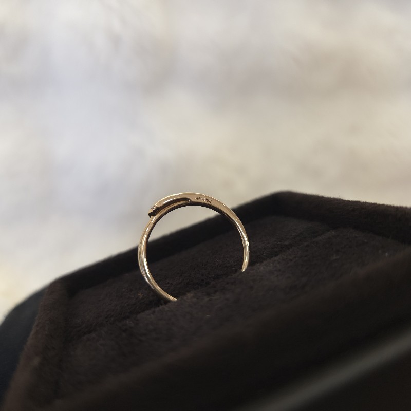 Hermès 18k金戒指 52號-2