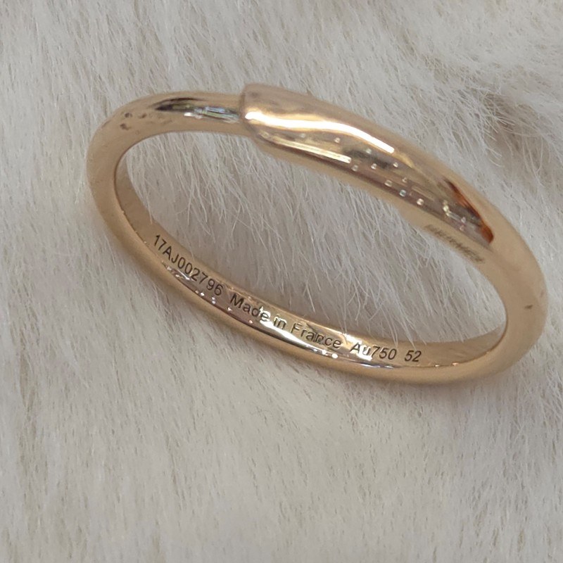 Hermès 18k金戒指 52號-6