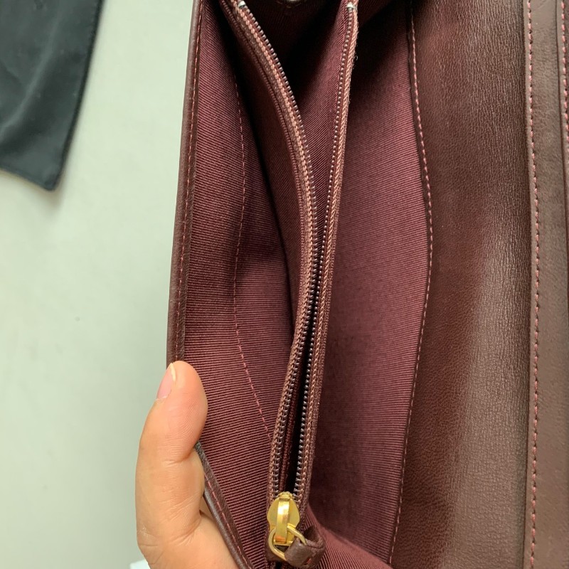 Chanel 香奈兒 黑金 錢包 羊皮長夾 銀包 21開-25