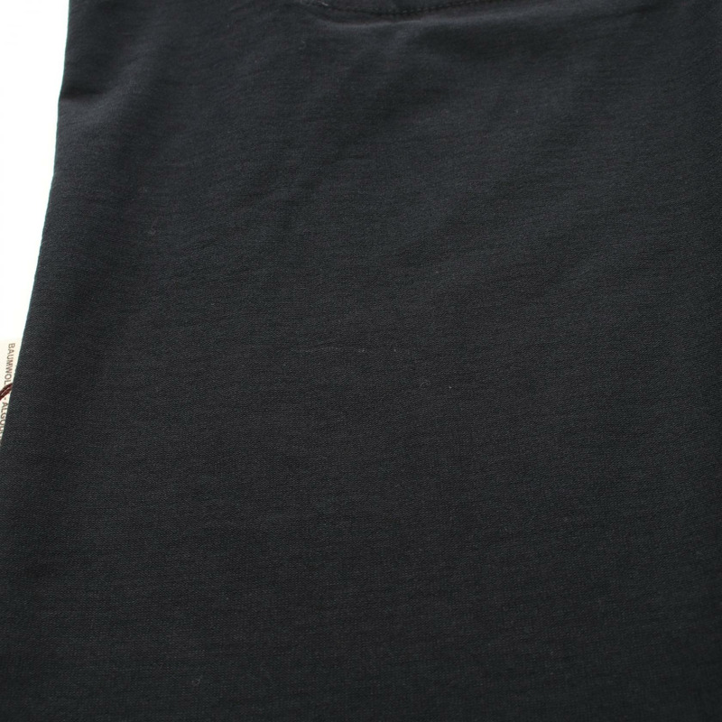 HERMES H 刺繡口袋 T 卹棉質上衣黑色二手女款 36 碼-5