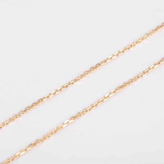 Vintage Alhambra 中號單花項鍊 新扣 18K黃金/縞瑪瑙 項鍊 黃金-3