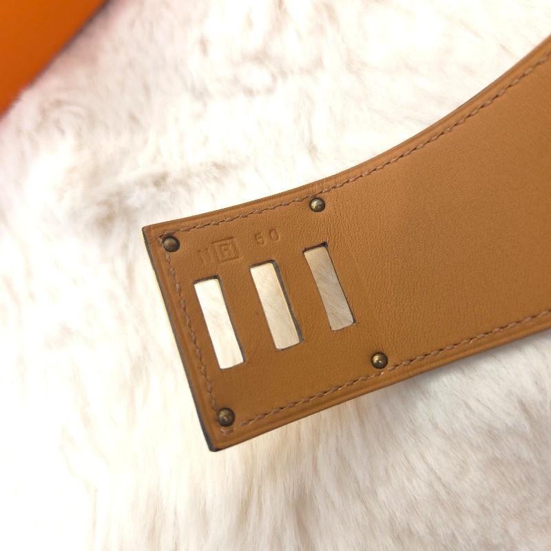 Hermès Kelly dog 寬版手環 黑金-5