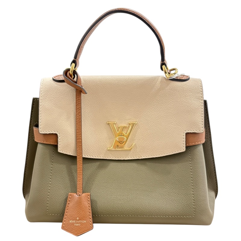 LOUIS VUITTON 路易威登 M20797 LockMe Ever BB 肩背包 皮革 拼色 金釦-1