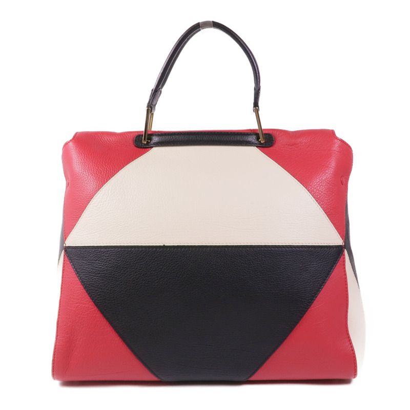 Furla 牛皮皮革2 Way Shoulder金扣手挽肩背兩用袋-1