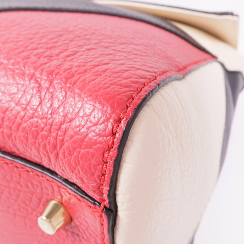 Furla 牛皮皮革2 Way Shoulder金扣手挽肩背兩用袋-5