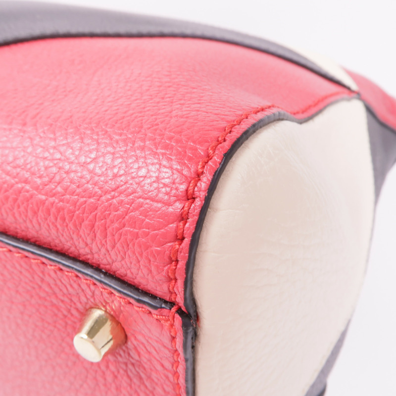 Furla 牛皮皮革2 Way Shoulder金扣手挽肩背兩用袋-7