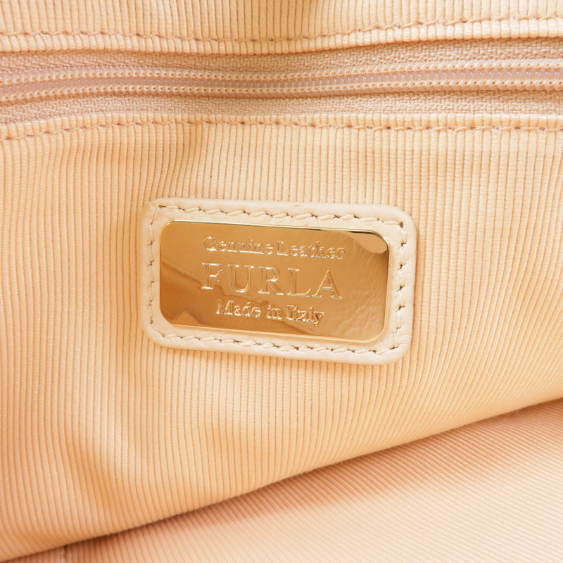 Furla 牛皮皮革2 Way Shoulder金扣手挽肩背兩用袋-11