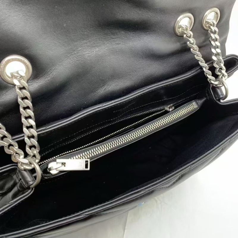 聖羅蘭/Saint laurent loulou 方胖子大號鏈條包-3