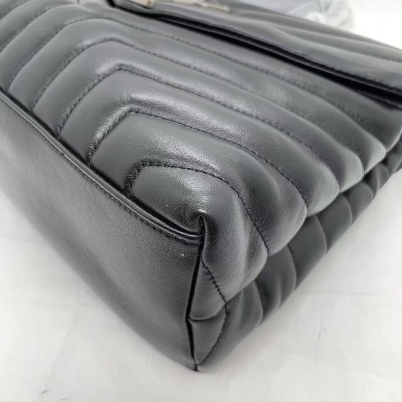 聖羅蘭/Saint laurent loulou 方胖子大號鏈條包-6