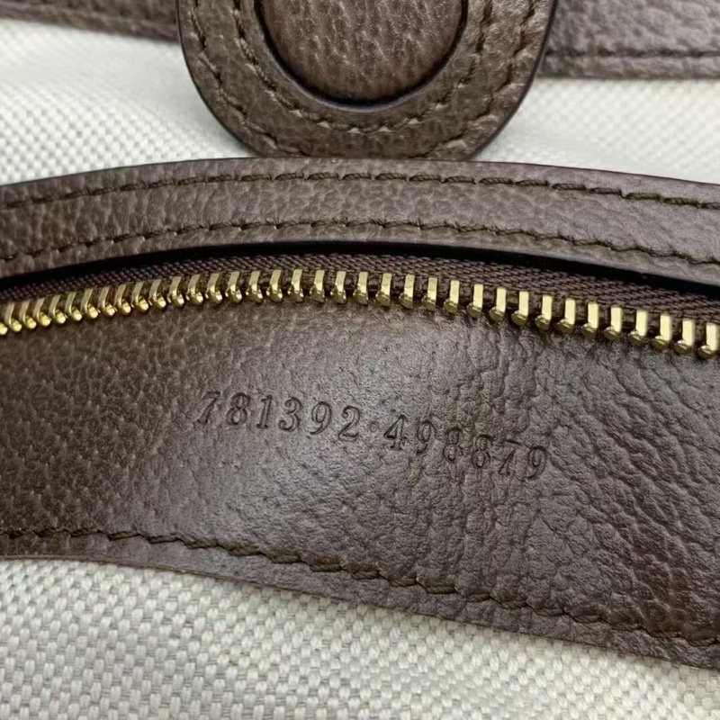 Gucci Ophidia hobo水桶包大號34*32*17，米色老花配烏木色-6
