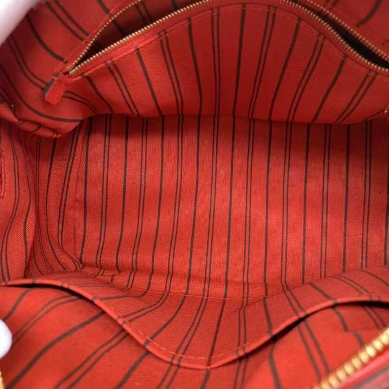 二手 路易威登LV speedy25紅色壓紋枕頭包-4