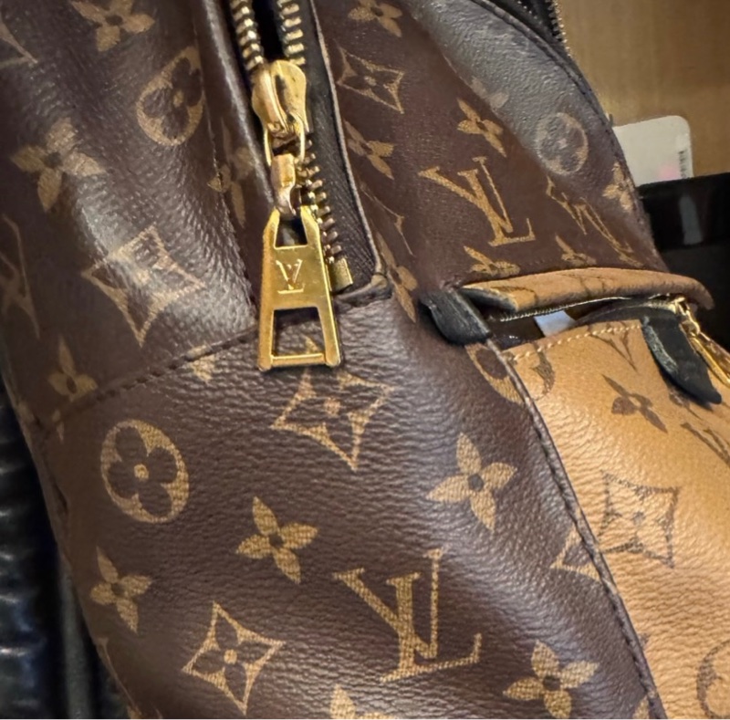 9成新LV經典拼色後背包(已停產,平台購買有使用痕跡)-5