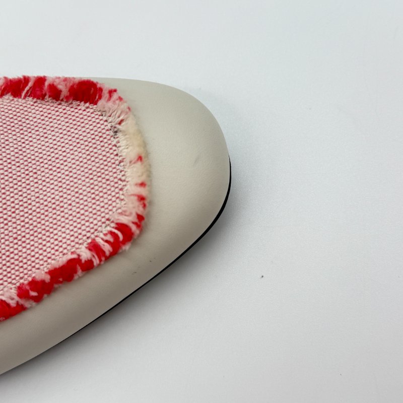 HERMES 愛馬仕 奶昔白 牛皮拼織物 KELLY 穆勒鞋  EU 35 1/2｜專櫃62,000-12