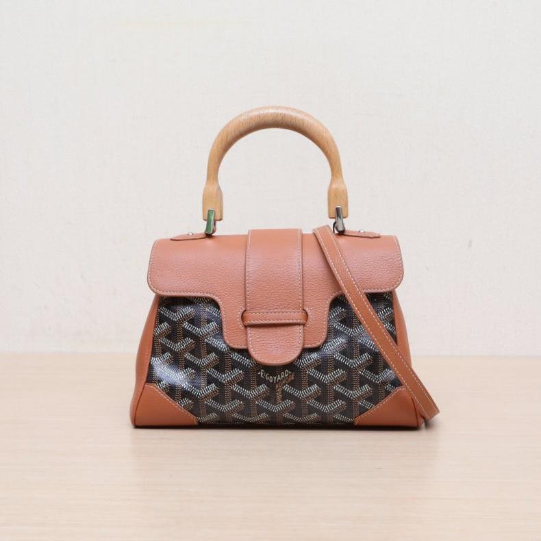 SAIGON 西貢 Mini 20 金棕色 皮革C/PVC-0