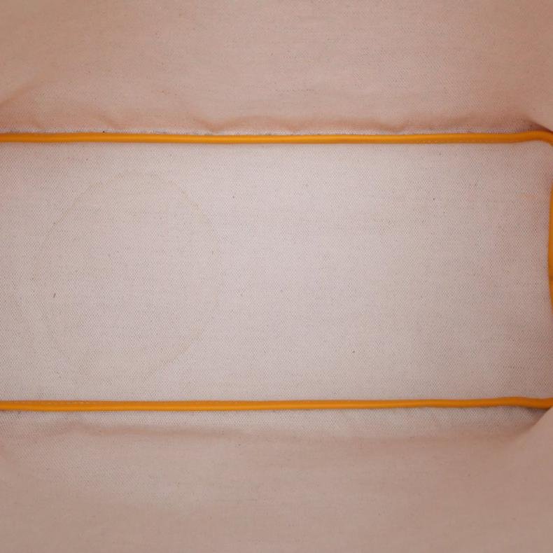 Saint Louis 購物袋 子母包 34 中號 黃色 PVC 銀扣-5