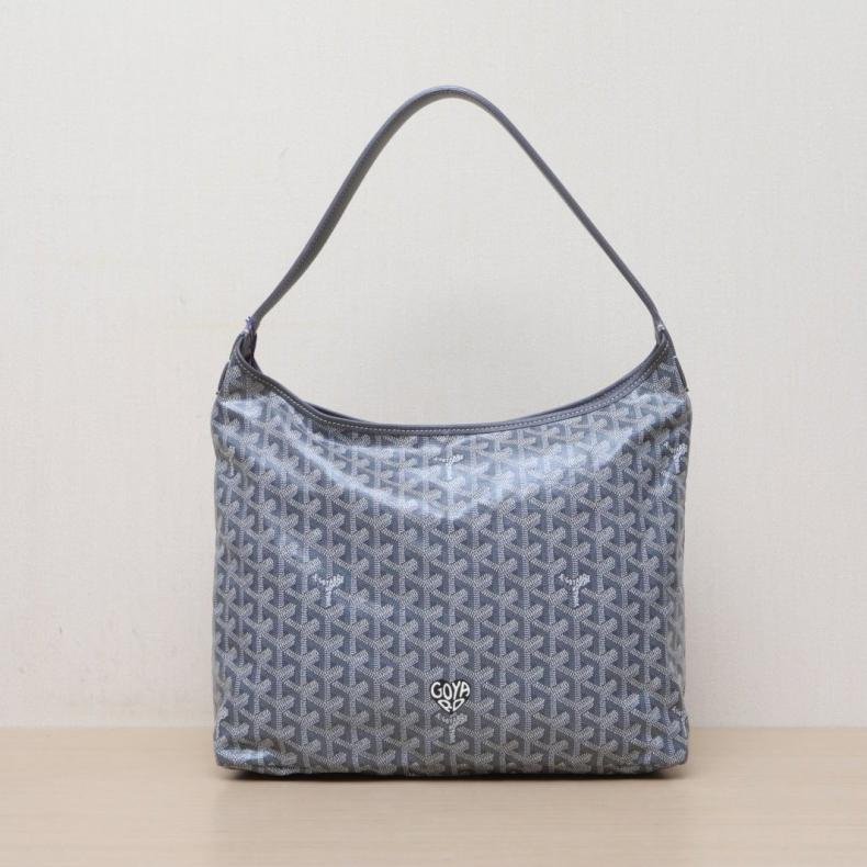 Boheme Hobo Bag 子母腋下包 34 灰色 PVC 銀扣-0