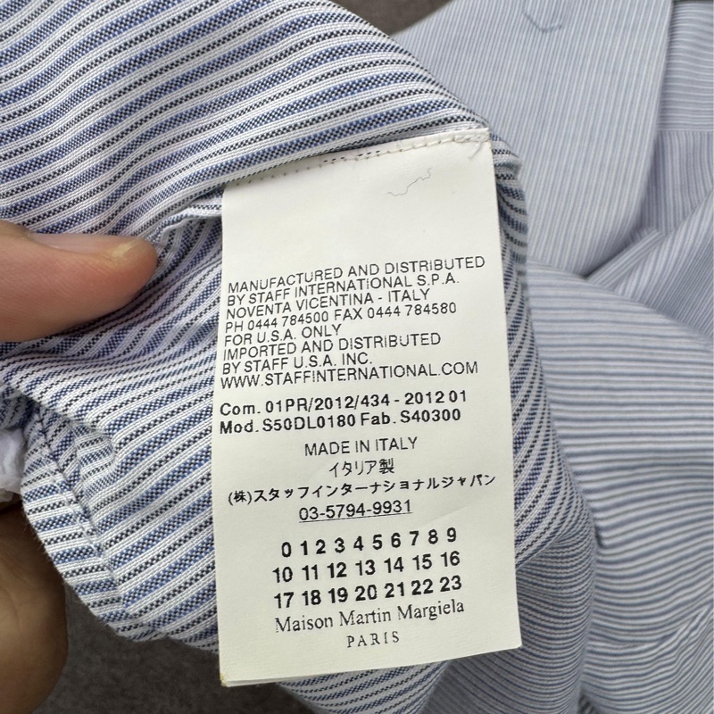 Maison martin margiela男裝長袖恤衫-6