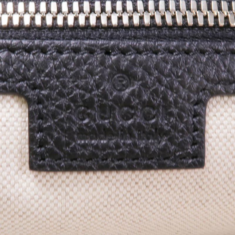 GUCCI 牛皮皮革Jumbo GG銀扣手挽肩背兩用袋-11