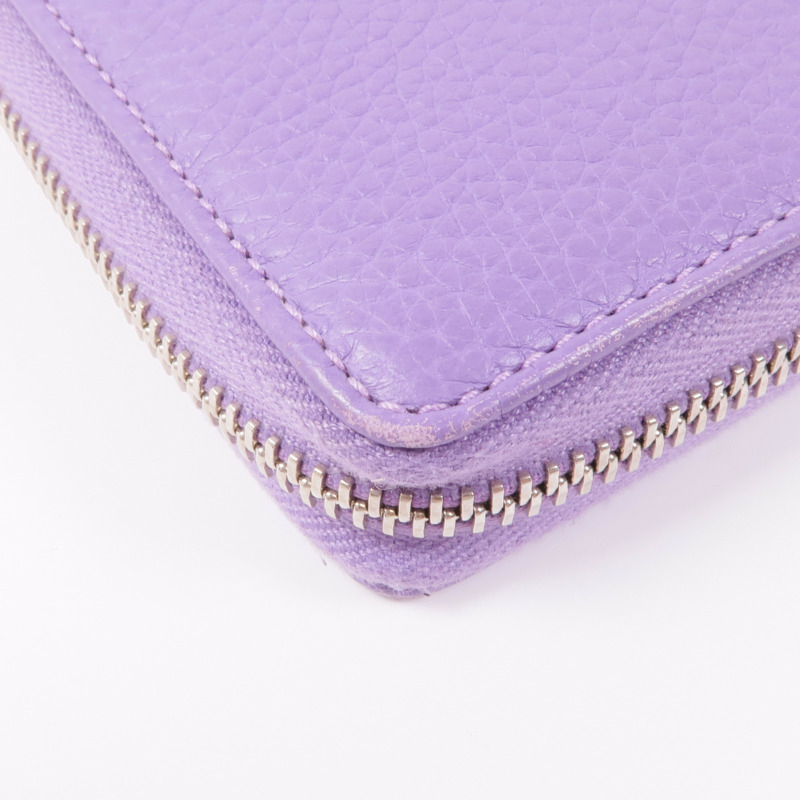 GUCCI 皮革Long Wallet銀扣長錢包-8