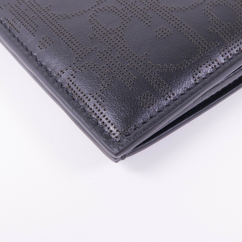 Dior 牛皮皮革Long Wallet銀扣長錢包-8