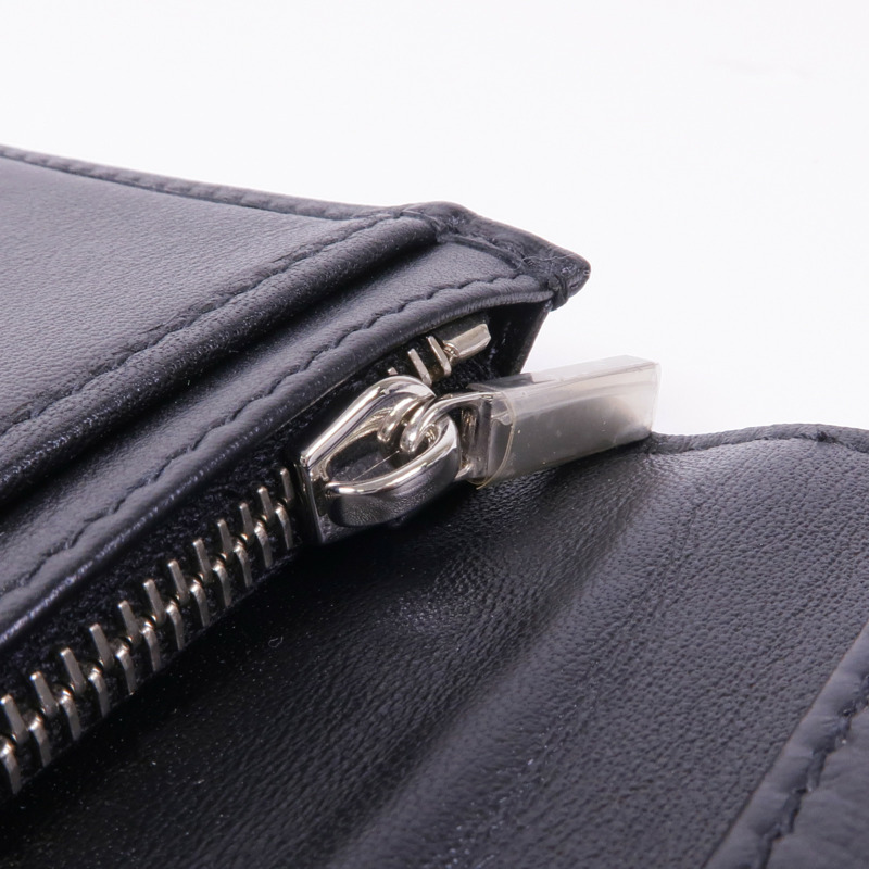 Dior 牛皮皮革Long Wallet銀扣長錢包-13