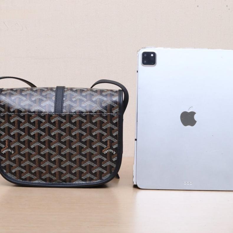 Belvedere 郵差包 二代 小號 22 黑色 PVC-1