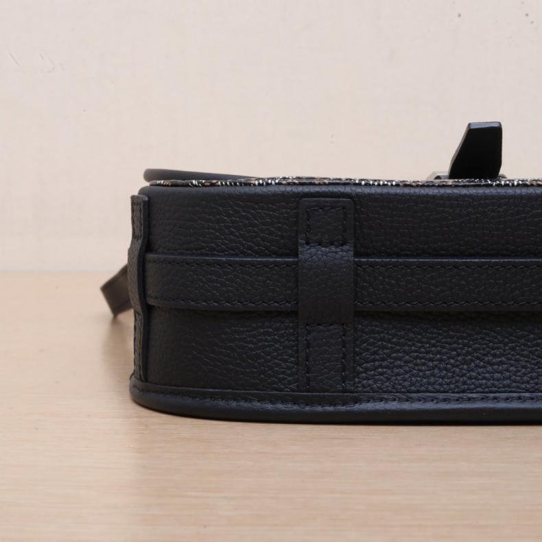 Belvedere 郵差包 二代 小號 22 黑色 PVC-2