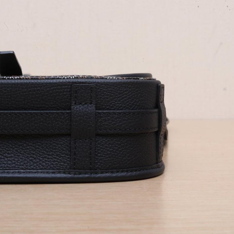 Belvedere 郵差包 二代 小號 22 黑色 PVC-3